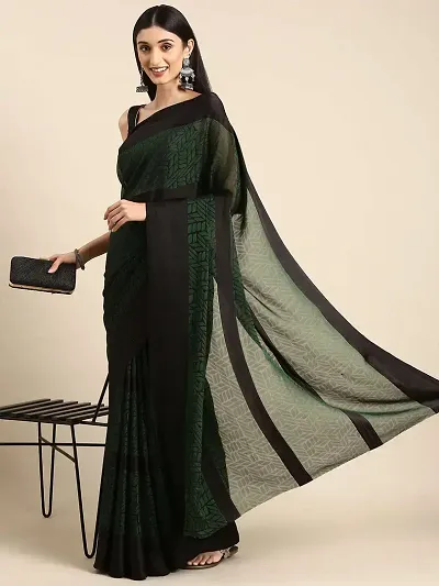 Must Have Brasso Saree with Blouse piece 