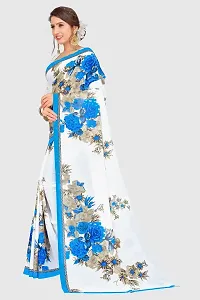 Beautiful Georgette Printed Women Saree with Blouse Piece-thumb1