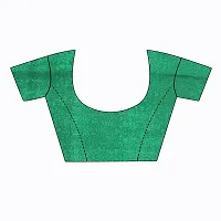 Stylish Green Chiffon Saree With Blouse Piece For Women-thumb4