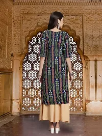 Stylish Women Crepe Straight Kurta-thumb1