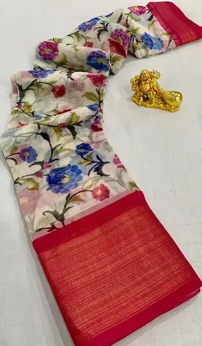 Art Silk Saree With Blouse Piece