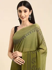 Stylish Green Georgette Saree With Blouse Piece For Women-thumb2