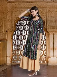 Stylish Women Crepe Straight Kurta-thumb2