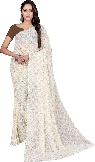 Daily Wear Georgette Saree with Blouse piece