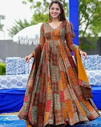 Classic Stitched Ethnic Gowns For Women-thumb3