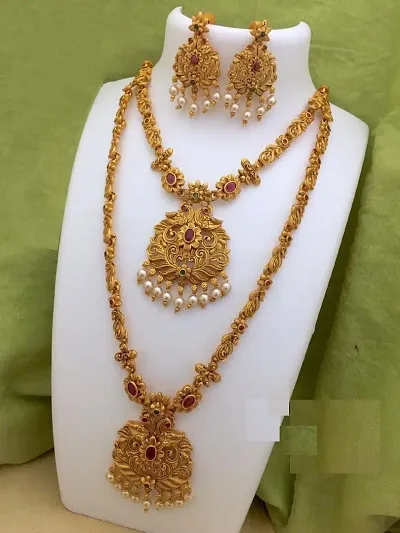 Attractive Designer Alloy Gold Plated Jewellery Set