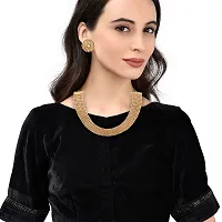 Gold Plated South Indian Designer Necklace Sets Jewellery For Women's - For All Occasion-thumb4