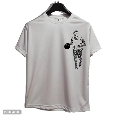 Reliable Polyester Printed Tshirt For Men