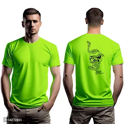 Reliable Polyester Printed T-Shirt For Men