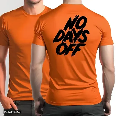 Stylish Motivational Quotes Printed Polyester Tshirt For Men