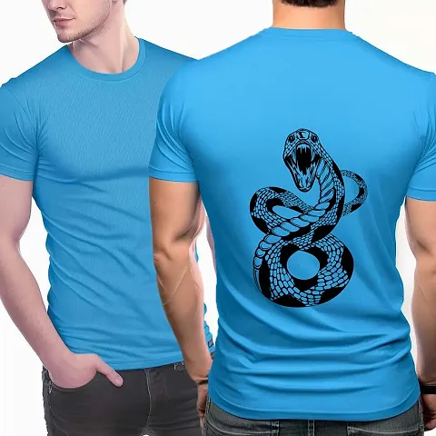 Reliable Polyester Round Neck Printed Tees for Men