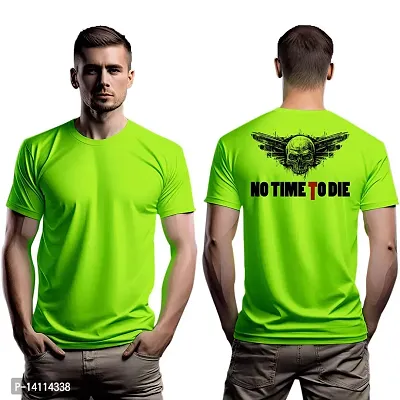 Stylish Motivational Quotes Printed Polyester Tshirt For Men