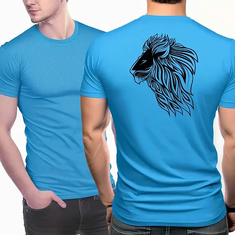 New Reliable Gold Polyester  Round Neck Tees For Men