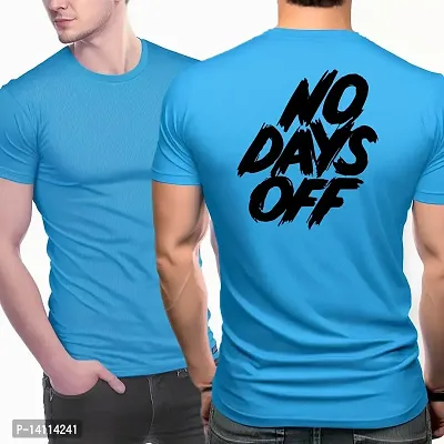 Stylish Motivational Quotes Printed Polyester Tshirt For Men