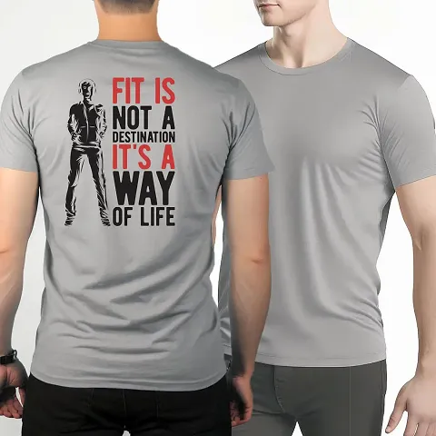 Stylish Motivational Quotes Printed Tshirt For Men