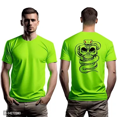 Reliable Polyester Printed T-Shirt For Men