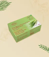 Unisex Handmade Daily Lemongrass Soap Natural Organic Paraben Free Detoxifying Bath And Handwash Bar-125 Grams-thumb2