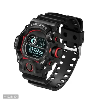 G-Shoke Digital Cool Black Watch Layout Sport Watch for Men and Boys