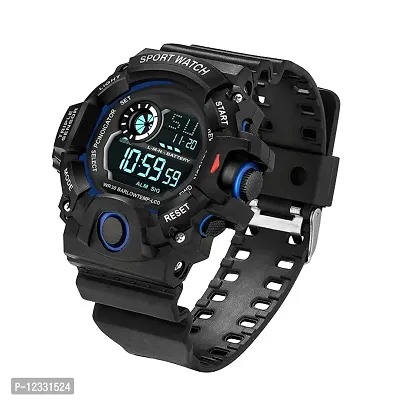 G-Shoke Digital Cool Black Watch Layout Sport Watch for Men and Boys-thumb0