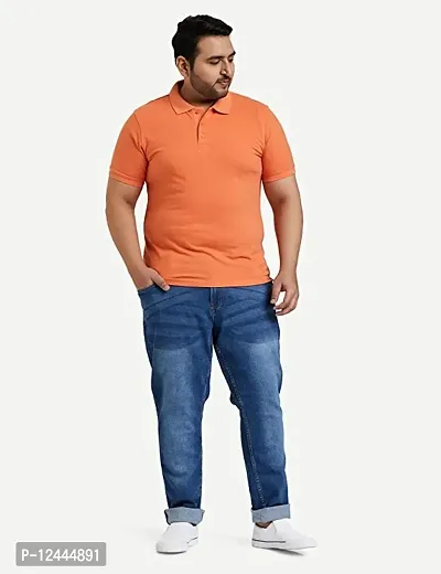 Stylish Cotton Solid Polo T-Shirt For Men