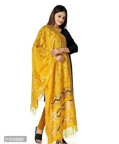 Fancy Banarasi Silk Dupatta For Women Pack Of 3-thumb3