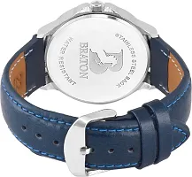 Stylish Blue Genuine Leather Watch For Men-thumb2