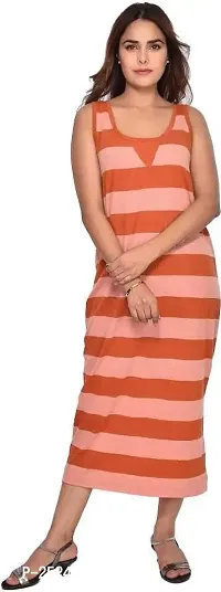Rihani Fab Women Long Tank Tops Midi Maxi Dress Bodycon Sleeveless Dress for Women/Girls(Set of 2)-thumb4