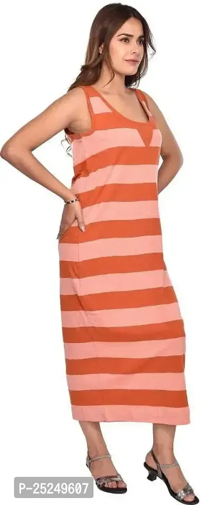Rihani Fab Women Long Tank Tops Midi Maxi Dress Bodycon Sleeveless Dress for Women/Girls(Set of 2)-thumb5