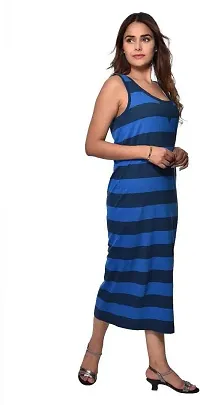 Rihani Fab Women Long Tank Tops Midi Maxi Dress Bodycon Sleeveless Dress for Women/Girls(Set of 2)-thumb2