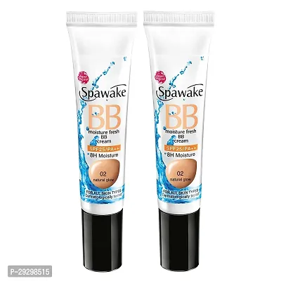 Spawake BB Cream 02 Natural Glow SPF25PA++ All Skin Types Pack of 2 60g