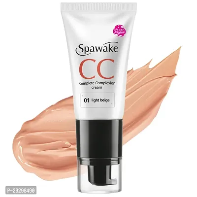 Spawake CC Cream 01 Light Beige with SPF 32PA++ for All Skin Types 30g