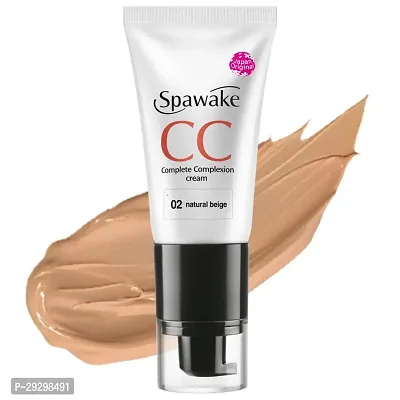 Spawake CC Cream for All Skin Type with SPF 32PA++ 02 Natural Beige 30g