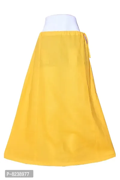 Vimal Women's Cotton Petticoat (Free Size)(4 Combo- Red, Black, Blue Yellow)-thumb5