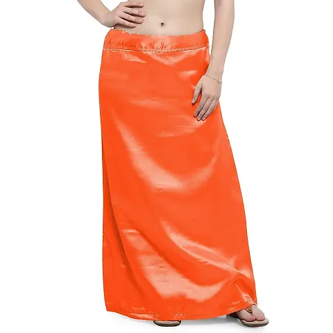 disson Women's Satin Petticoat Saree Satin Underskirt Sari Satin Silk Petticoat