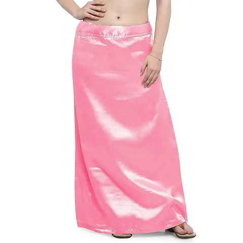 youth fashion Pure Satin Petticoat for Women Pink in Colour, Silk and Cotton Petticoat availble Also, availble,