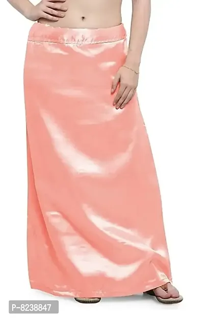 Buy disson Women's Satin Petticoat Saree Satin Underskirt Sari Satin Silk  Petticoat Peach Online In India At Discounted Prices