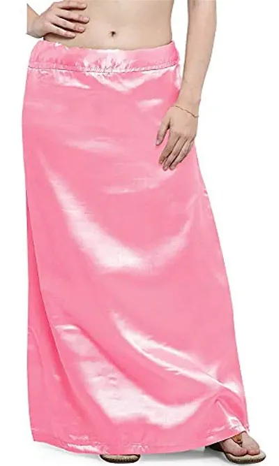 Classic Curves Women's Satin Petticoat Saree Satin Underskirt Sari Satin Silk Petticoat Underwear