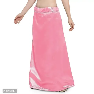 youth fashion Pure Satin Petticoat for Women Pink in Colour, Silk and Cotton Petticoat availble Also, availble,-thumb3