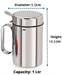 Stainless Steel Oil Dispenser 1litre Pack of 1-thumb2