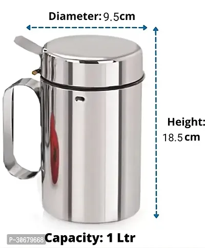 Stainless Steel Oil Dispenser 1litre Pack of 1-thumb3