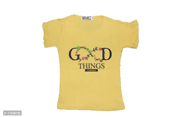 Classic Cotton Printed Tops for Kids Girls-thumb0