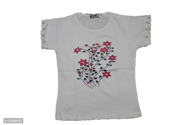 Classic Cotton Printed Tops for Kids Girls