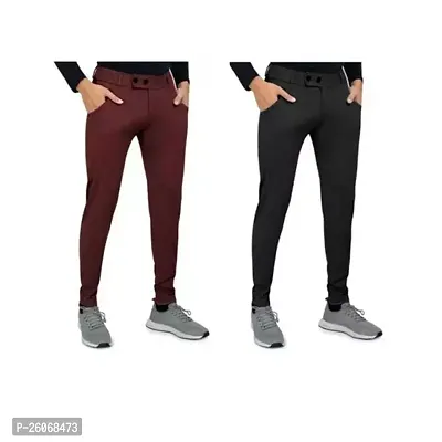 Men's Track Pants (Pack Of 2)-thumb0