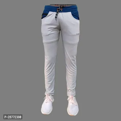 Stylist Lycra Solid Track Pants For Men-thumb0