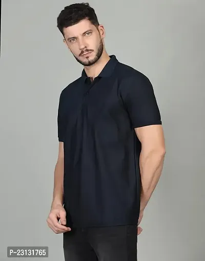 Menrsquo;s Regular Fit Half Sleeve Polo T-Shirt | 2 Button Polos for Men