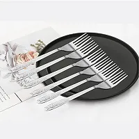 Troozy Premium Complete Pari Cutlery Set of 25(Contains: 6 Master Spoons, 6 Table Spoons, 6 Forks, 6 Soup Spoons, 1 Stand) Stainless Steel-thumb2