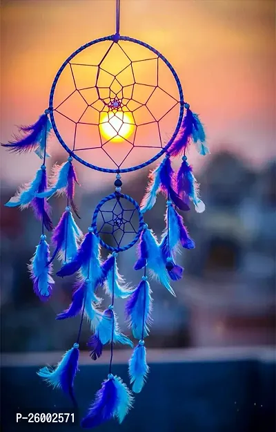 Dream Catcher | Multicolor Dream Catcher | Combo of Dream Catcher of 4| Home Decor | wall Decoration | size ( 6inche-1set) (3inch-3sets) Set of 4-thumb3