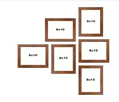 Brown Photo Frames for Wall Photo Set of 6 Pcs - Brown Size- , 8x10 -6-thumb2