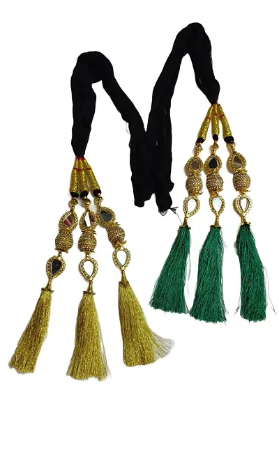 Beautiful Synthetic Panjabi Choti-pack of 2