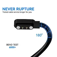 Noise_Pulse Go Buzz SmartWatch Charger 2 Pin USB Fast Charger Magnetic Charging Cable Adapter (Smart Watch Charger 2 pin)-thumb3